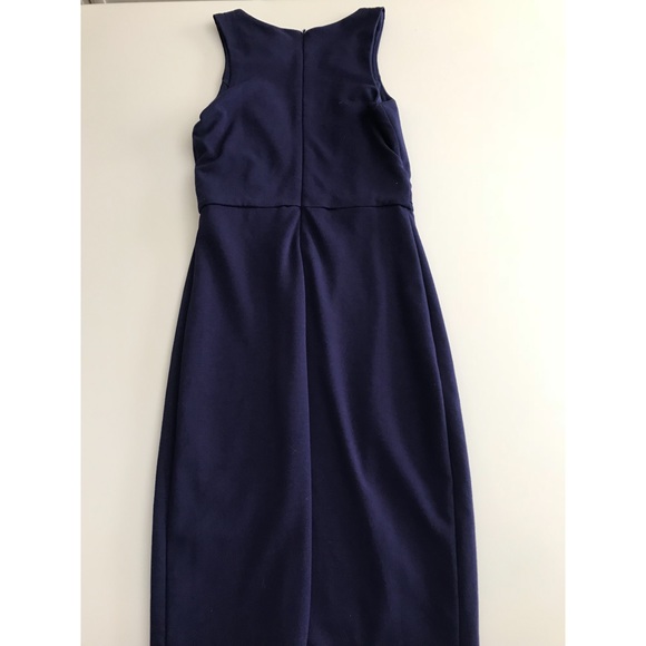 Navy Pencil Dress - Picture 4 of 6